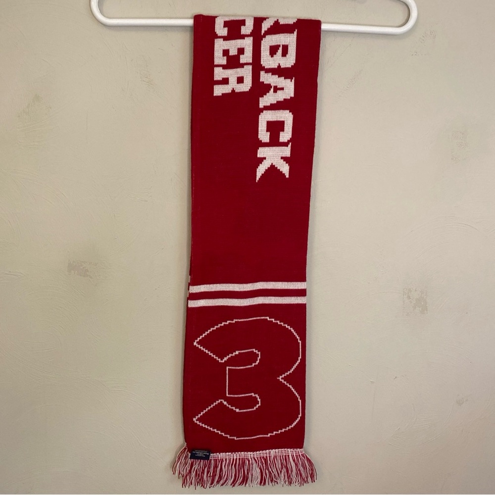 Red Razorback Soccer Scarf 1996-2016 - Picture 4 of 13